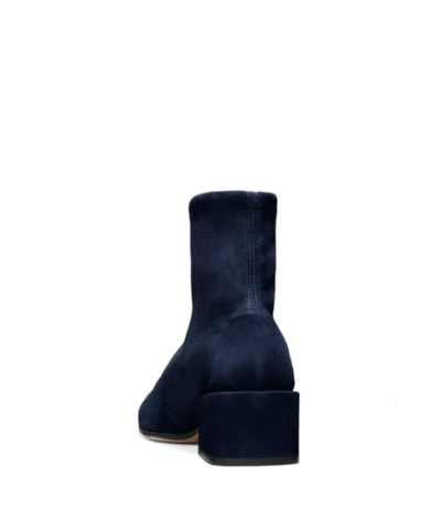 Stuart Weitzman The Allie Velvet Bootie, Blue