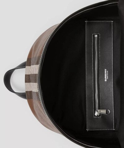 Burberry Check E-Canvas Backpack