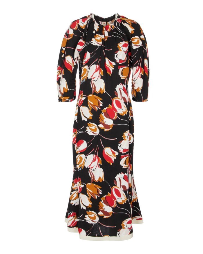 Marni Floral-Printed Dress