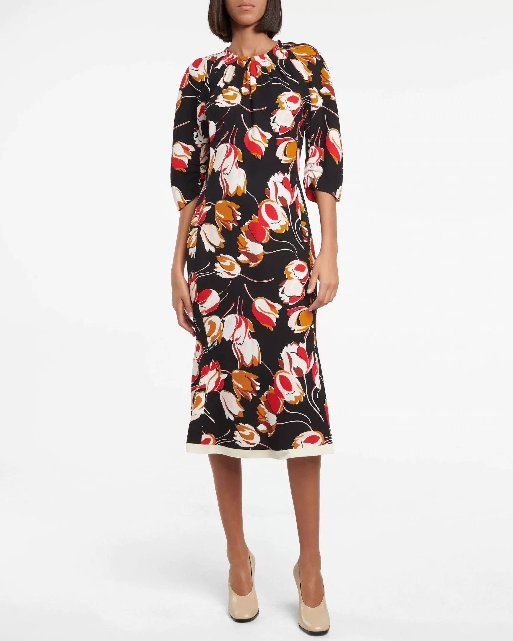 Marni Floral-Printed Dress