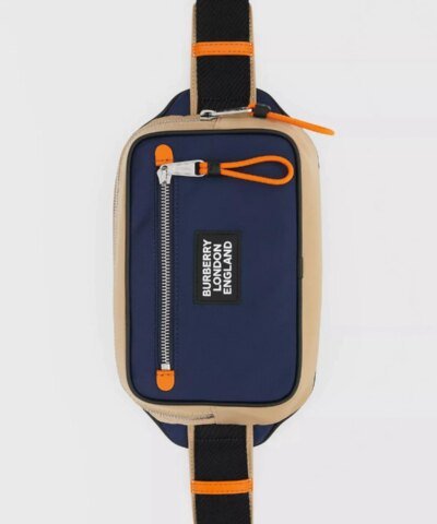 Burberry Logo Appliqué Two-tone ECONYL® Bum Bag