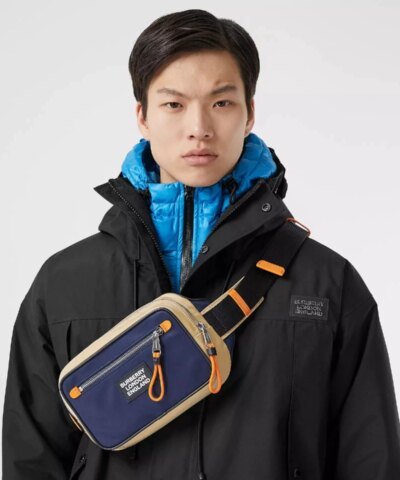 Burberry Logo Appliqué Two-tone ECONYL® Bum Bag