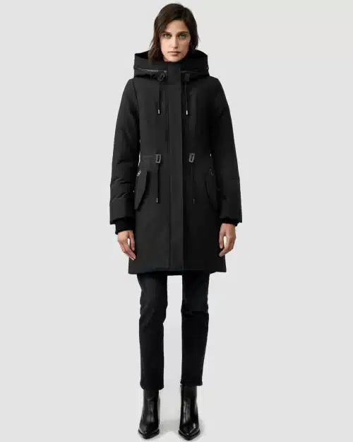 Mackage Beckah Down Parka With Removable Ribbed Collar