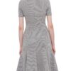 Akris Punto Women's Gray Short-sleeve Ribbed Jersey Dress