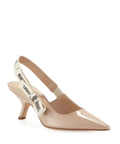 Dior J'Adior Nude Patent Calfskin Slingback
