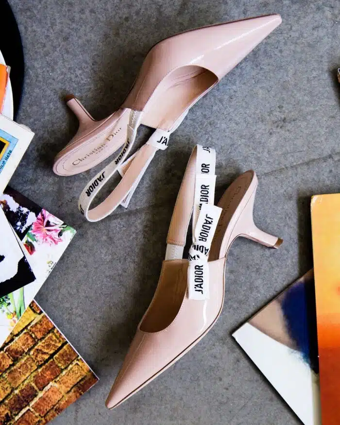 Dior J'Adior Nude Patent Calfskin Slingback