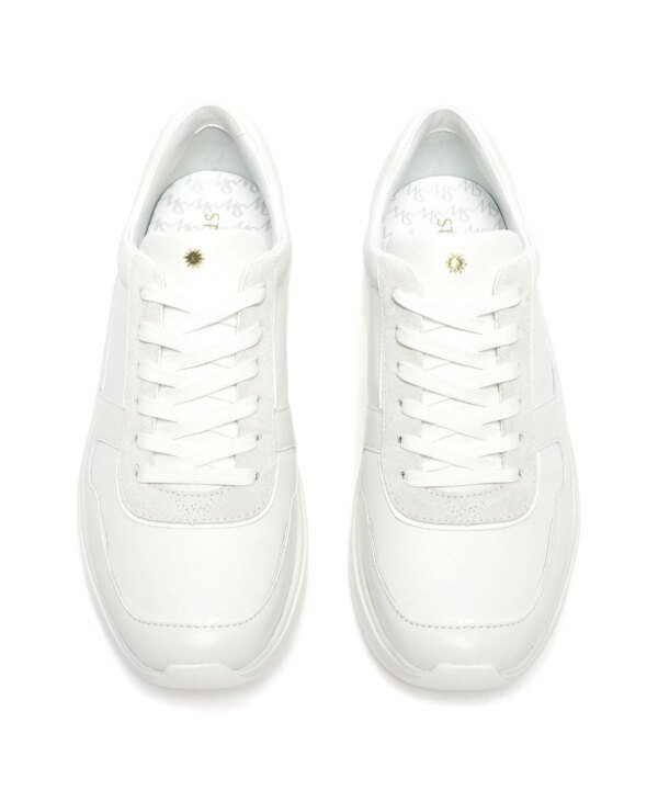 Stuart Weitzman JAQI White Sneakers