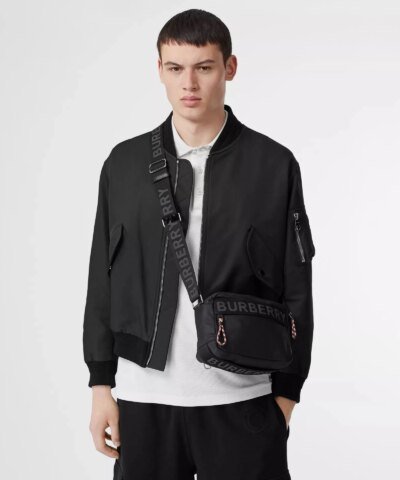 Burberry Logo Detail ECONYL® Crossbody Bag