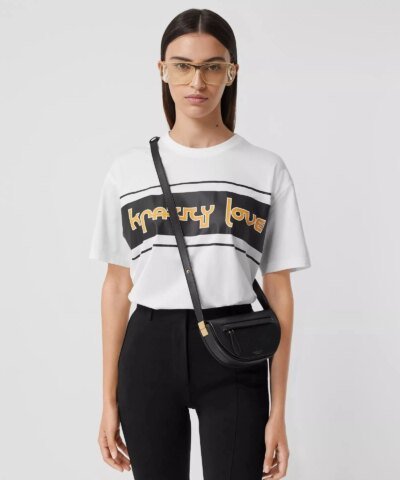 Burberry Small Leather Olympia Bag