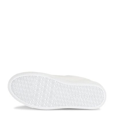 Burberry Logo Detail Leather Sneakers