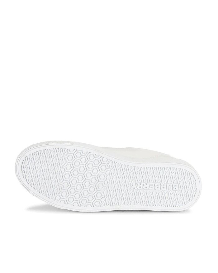 Burberry Logo Detail Leather Sneakers