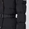 Burberry Detachable Hood Belted Puffer Coat