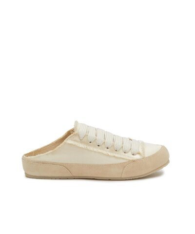 Pedro Garcia ‘Pate' Lace Up Cut Out Heel Satin Sneaker