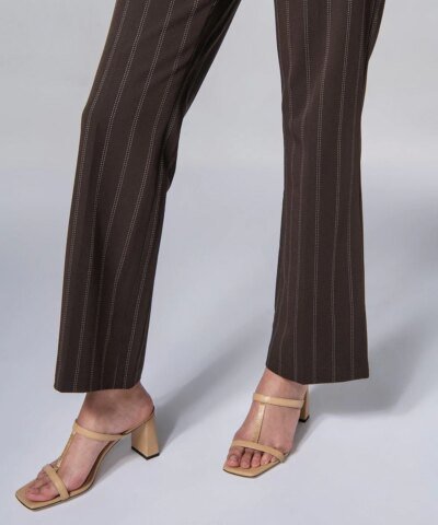 By Far Chloe Nude Grained Leather Mules