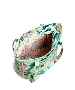 Vera Bradley Iconic Glenna Satchel in Mini Flowers