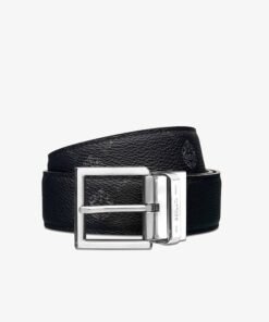 Berluti Signature Canvas and Venezia Leather 35 mm Belt