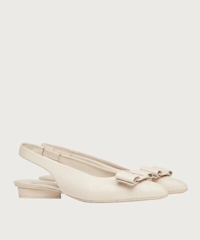 Salvatore Ferragamo Viva Slingback, Bone