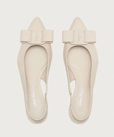 Salvatore Ferragamo Viva Slingback, Bone