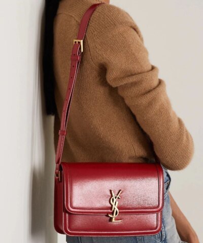 Saint Laurent Medium Leather Shoulder Bag