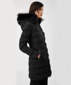Mackage Calla Down Coat With Removable Silverfox Fur Trim