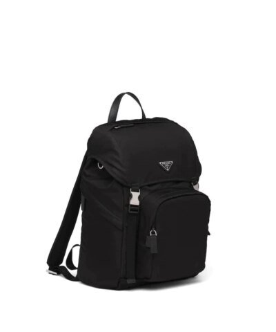 Prada Nylon and Saffiano Leather Backpack