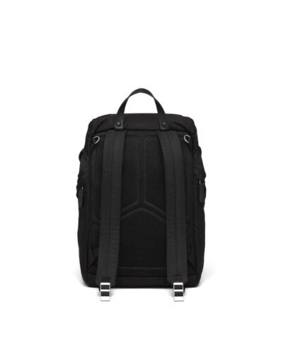 Prada Nylon and Saffiano Leather Backpack
