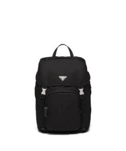 Prada Nylon and Saffiano Leather Backpack
