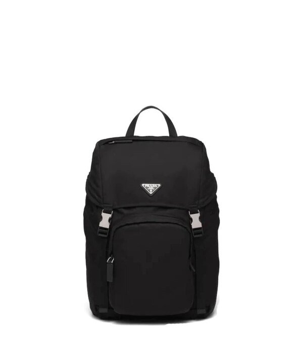 Prada Nylon and Saffiano Leather Backpack
