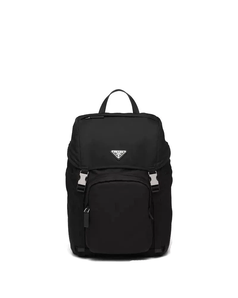 Prada Nylon and Saffiano Leather Backpack