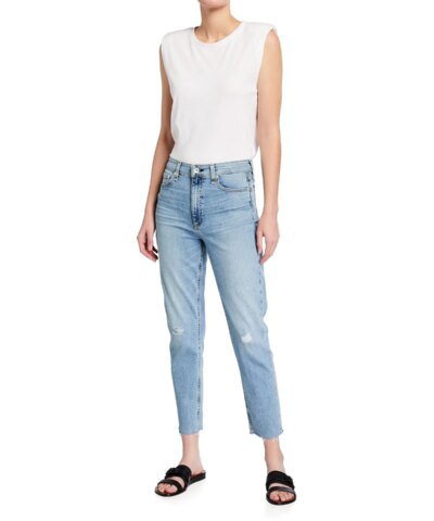Rag & Bone Nina High-Rise Cigarette Ankle Jeans