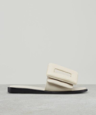 Boyy 'Puffy' Single Band Buckle Leather Sandal