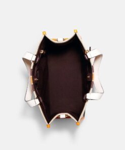 Coach Dempsey Carryall In Signature Jacquard With Stripe And Coach Patch