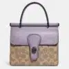 Coach Willis Top Handle 18 In Signature Canvas