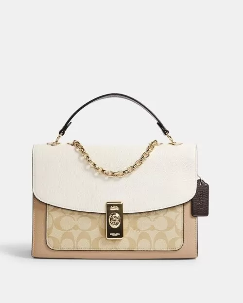 Coach Lane Shoulder Bag In Colorblock Signature Canvas