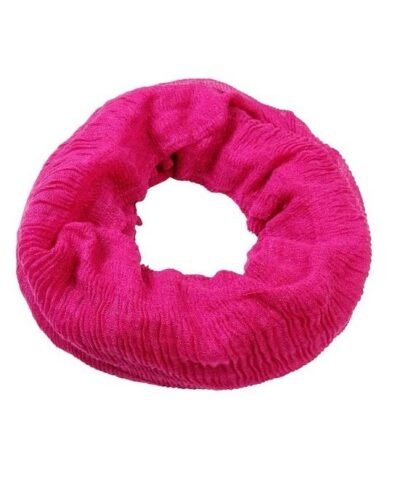 Cejon Women's Metallic Ruched Infinity Scarf