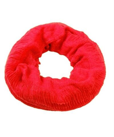 Cejon Women's Metallic Ruched Infinity Scarf