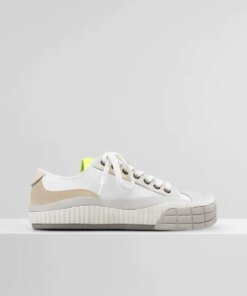 Chloe Clint Low-Top Sneaker In Nylon & Suede Calfskin