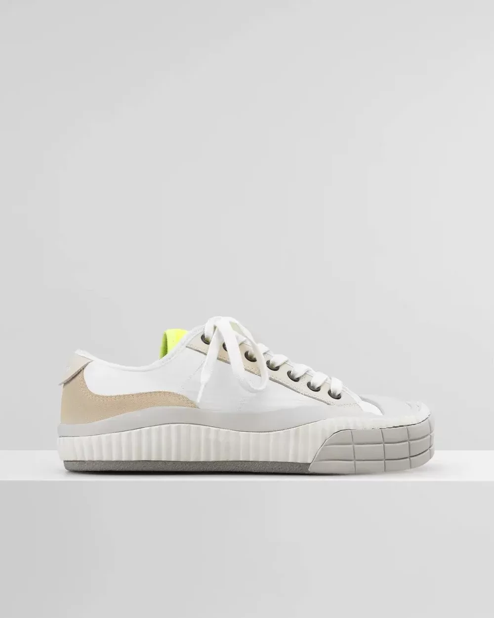 Chloe Clint Low-Top Sneaker In Nylon & Suede Calfskin