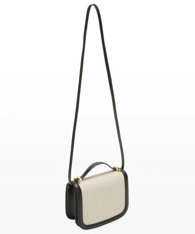 Jil Sander Taos Small Two-Tone Leather Crossbody Bag