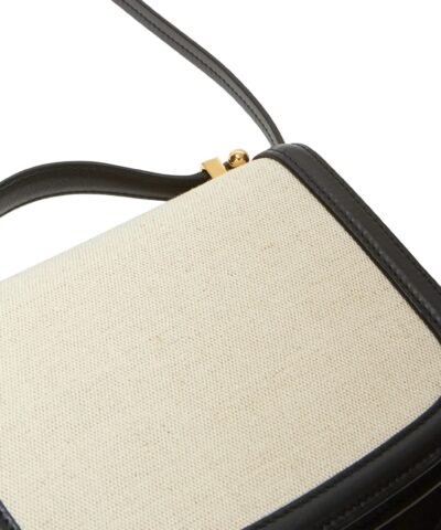 Jil Sander Taos Small Two-Tone Leather Crossbody Bag