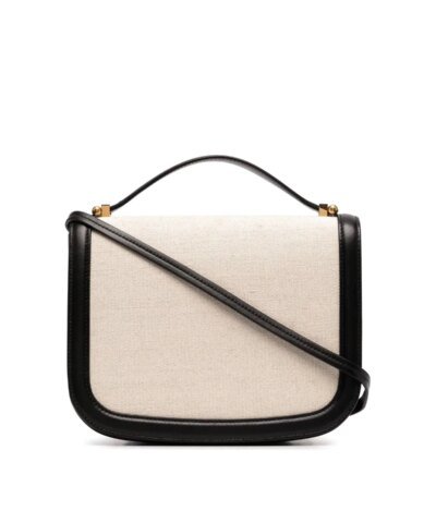 Jil Sander Taos Small Two-Tone Leather Crossbody Bag