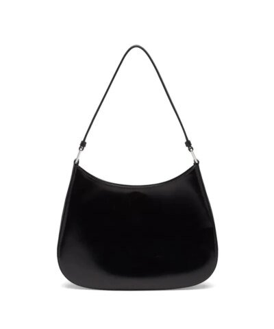 Prada Cleo Brushed Leather Shoulder Bag