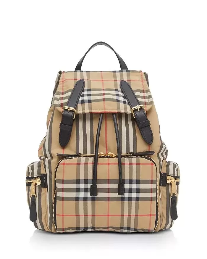 Burberry The Medium Rucksack in Vintage Check ECONYL®