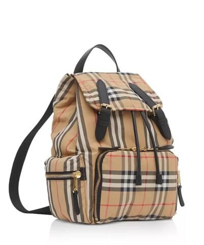 Burberry The Medium Rucksack in Vintage Check ECONYL®