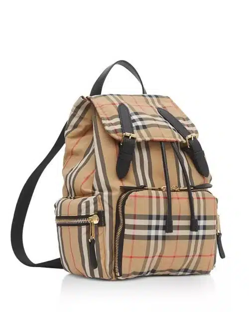 Burberry The Medium Rucksack in Vintage Check ECONYL®