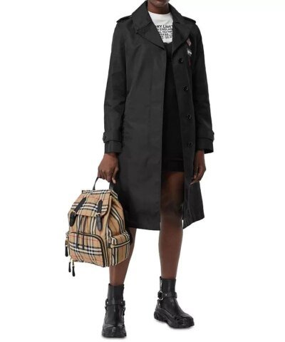 Burberry The Medium Rucksack in Vintage Check ECONYL®