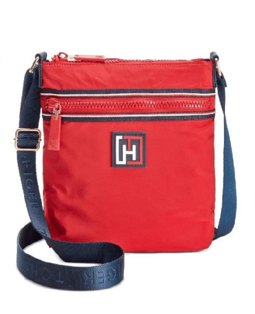 Tommy Hilfiger Active Nylon Flat Small Crossb Rose Violet