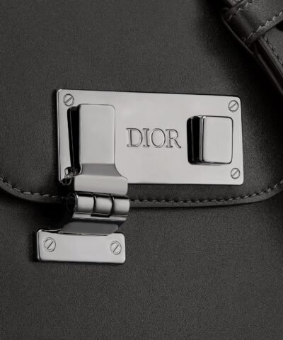 Dior Men's Black Smooth Calfskin Messenger Pouch