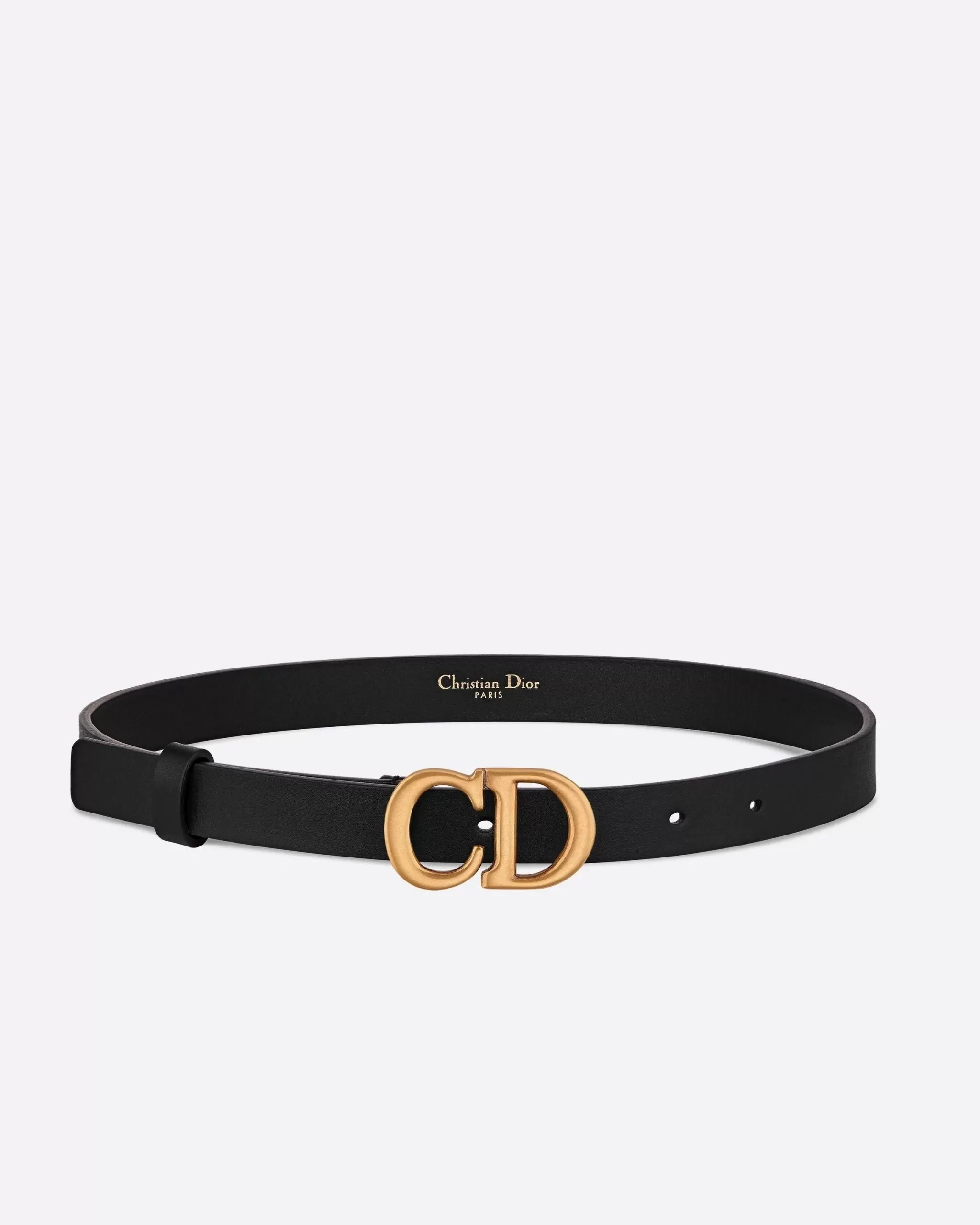 Dior Saddle Belt Black Ultrasmooth Calfskin, 30 mm