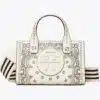 Tory Burch Ella Printed Leather Micro Tote Bag